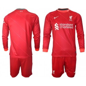 Camisolas de futebol Liverpool Criança Equipamento Principal 2021/22 Manga Comprida